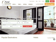 Tablet Screenshot of hotelvietnamonline.com
